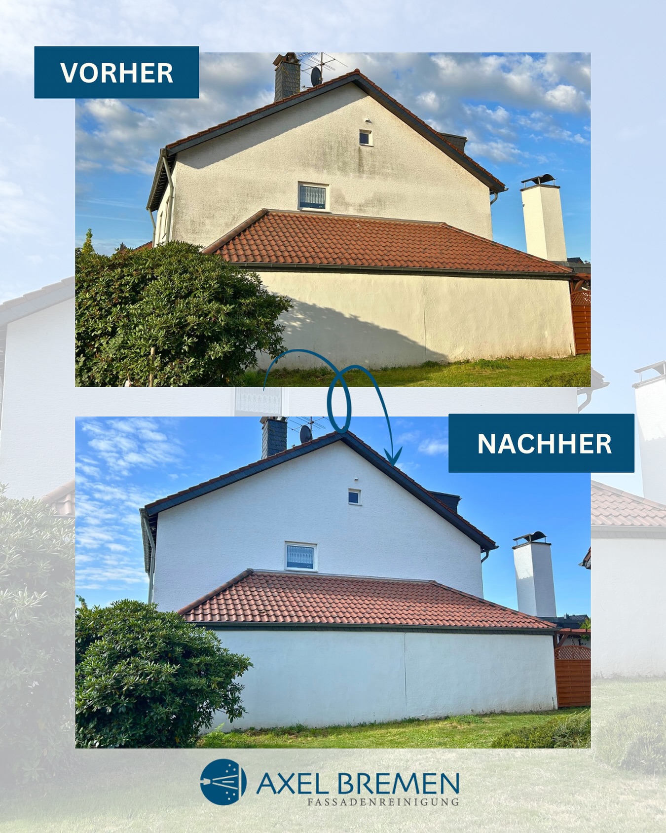 Terrassenreinigung Beispiel